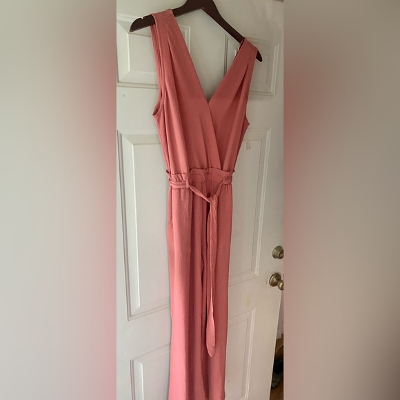 Pants & Jumpsuits | Rose Colored Jumpsuit In Excellent Condition Size ...